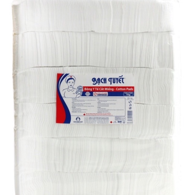 Bông Bạch Tuyết y tế cắt miếng( loại 1kg)