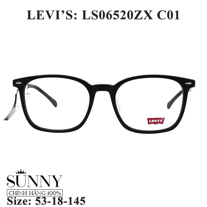 Gọng kính nam nữ Levi's LS06520ZX màu sắc thời trang màu sắc thời trang chính hãng, thiết kế dễ đeo b