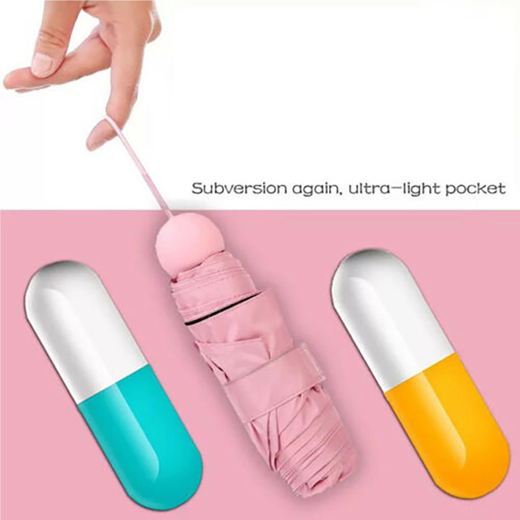 Dù Xếp Kích Thước Bỏ Túi Chống Thấm Nước Bảo Vệ Khi Đi Du Lịch Cắm Trại