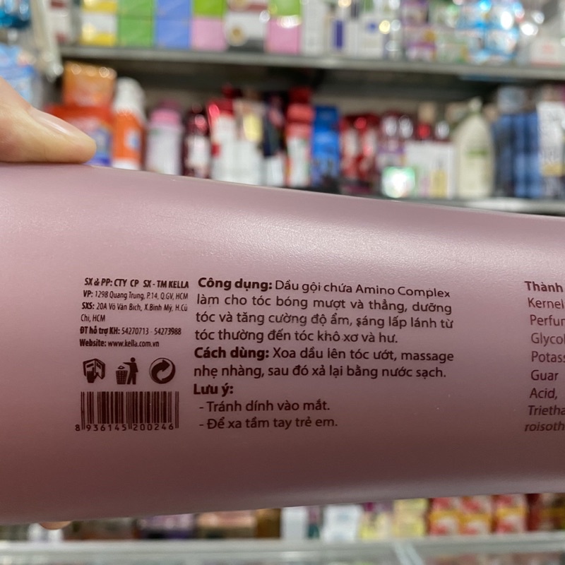 Dầu gội dành cho tóc hư tổn Kella Expert Nurse Shampoo mới 780ml