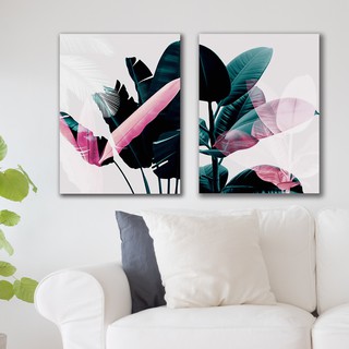 Bộ 2 Tranh Canvas PG0036 50x70cm trang trí phòng khách, phòng ngủ KhungHinhPhamGia