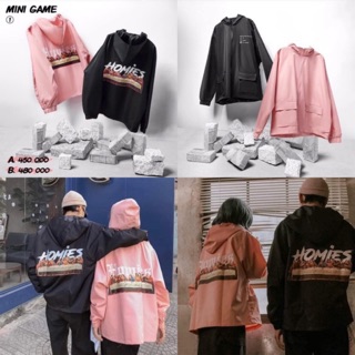 Áo Khoác Dù Homies - Hình chụp thật