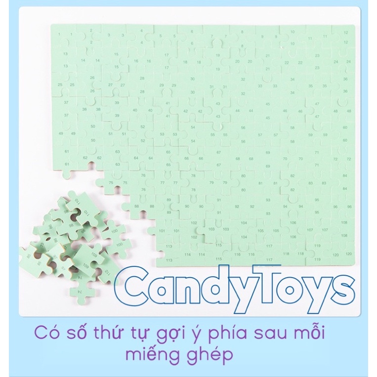 ĐỒ CHƠI GHÉP HÌNH (XẾP HÌNH) 120 MẢNH GHÉP BẰNG GỖ CHO BÉ