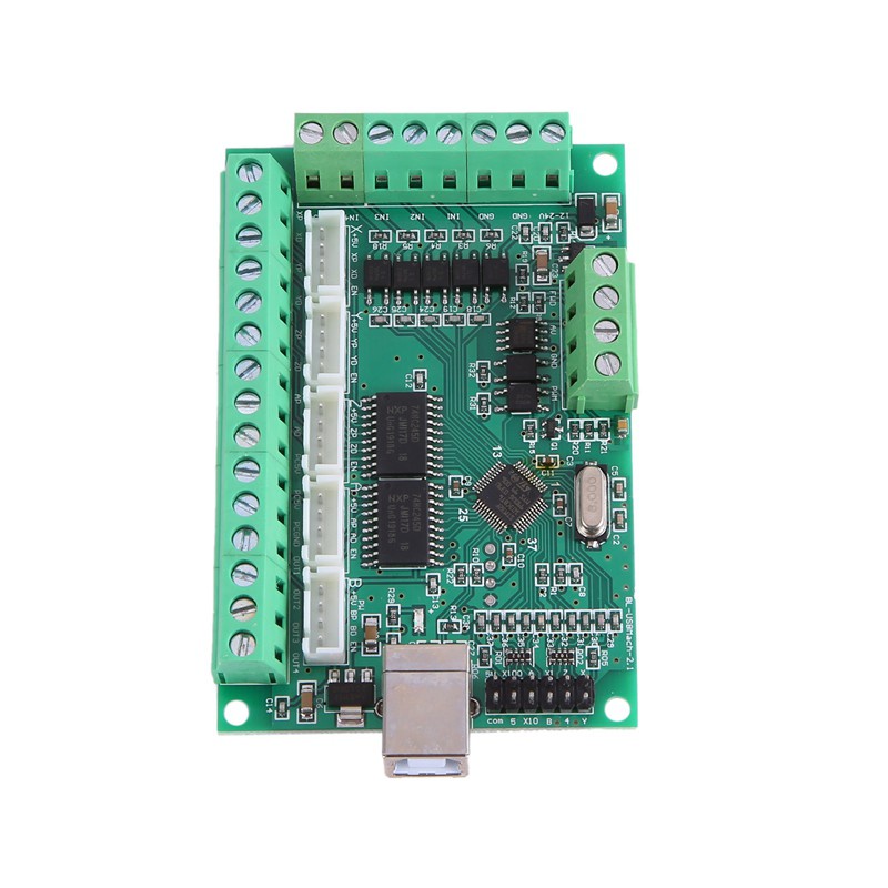 CNC USB MACH3 100Khz Breakout Board 5 Axis Interface Driver Motion Controller
