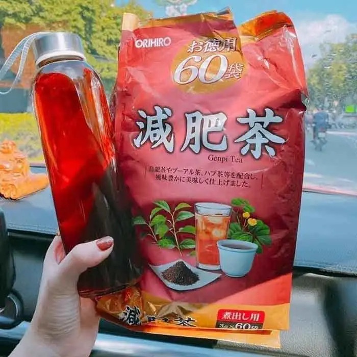 Trà Giảm Cân Orihino Chính Hãng Nhật Bản Genpi/ Trà Diếp Cá/ Trà Ổi - Trà Giảm Cân Thảo Mộc Lá Ổi Giảm Mỡ Bụng Ruvask