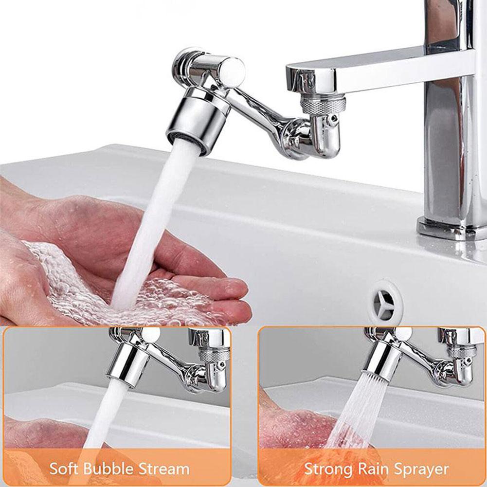 1080° Đầu Lọc Gắn Vòi Nước Bồn Rửa Chén 24mm Xoay Được Tiện Dụng