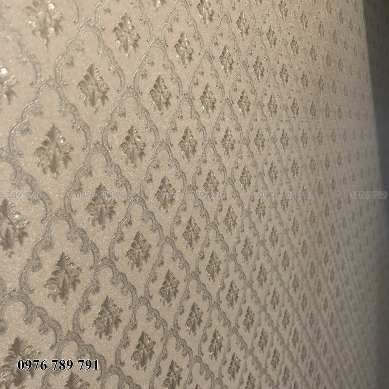 Giấy Dán Tường Phòng Ngủ Hoa Văn 3d Cao Cấp MR Lụa Không Keo Nhiều Màu Lựa Chọn Khổ 53cm