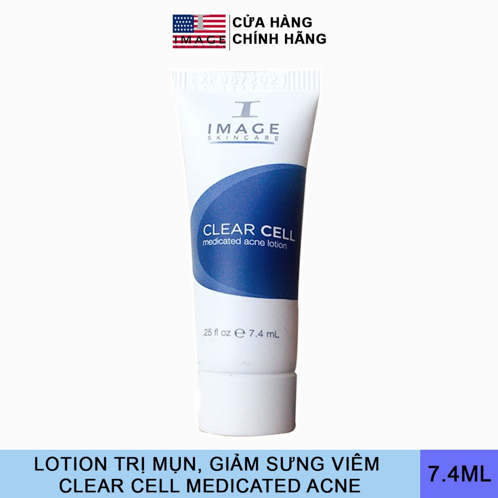 [Mã SKAMLTS7 giảm 10% đơn 150K] Tinh chất giúp giảm mụn Image Skincare Clear Cell Medicated Acne Lotion 7.4ml