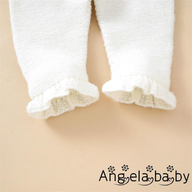 Bộ Áo Liền Quần Hai Dây Dệt Kim Màu Trơn + Băng Đô Cài Tóc Thời Trang Mùa Thu Cho Bé Gái