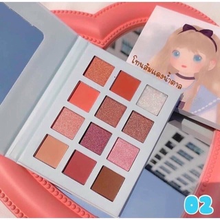 Phấn mắt 12 ô Vongee búp bê