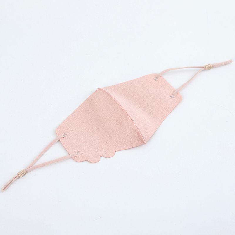 Khẩu Trang Che Tai Chống Bụi Thoáng Khí Bằng Da Lộn Giả Hình Hoạt Hình Dễ Thương Có Thể Giặt Rửa Bảo Vệ Cho