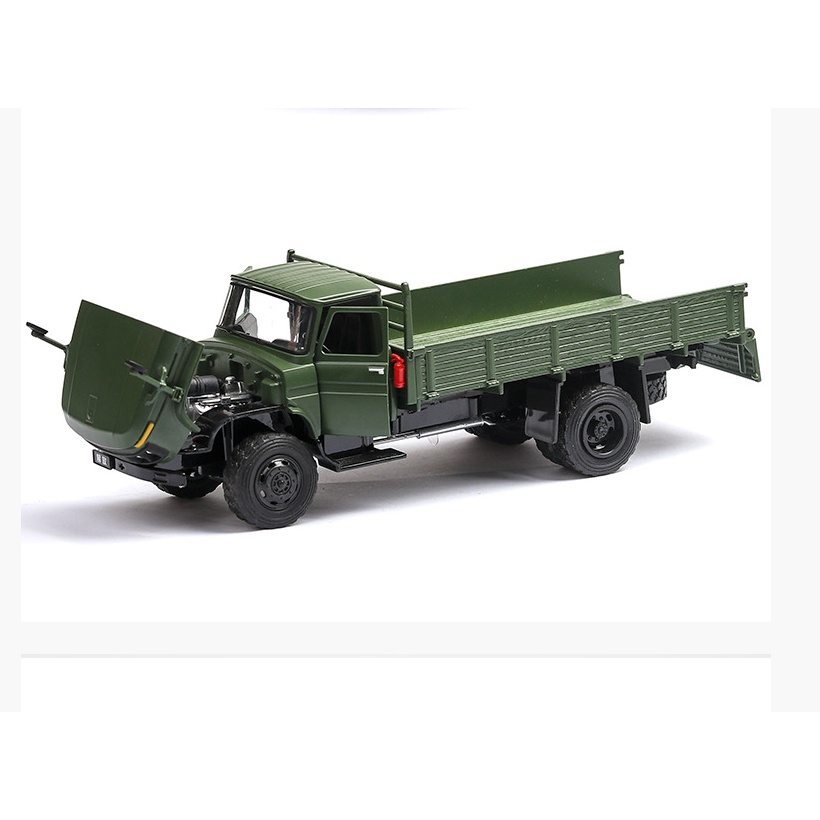 Mô hình xe tải quân sự xanh CA141 vỏ sắt 1:36 ô tô giải phóng DongFeng bộ đội oto tĩnh trưng bày o to Jiefang RC đồ chơi