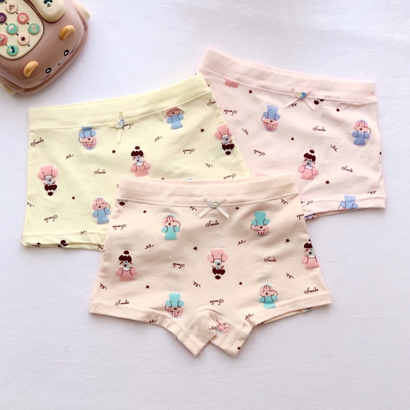 Set 3c quần chip đùi bé gái 7-20kg | BigBuy360 - bigbuy360.vn