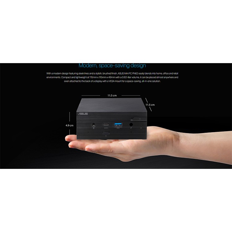 Máy Tính Đồng Bộ Mini Asus PN62-B3009MT