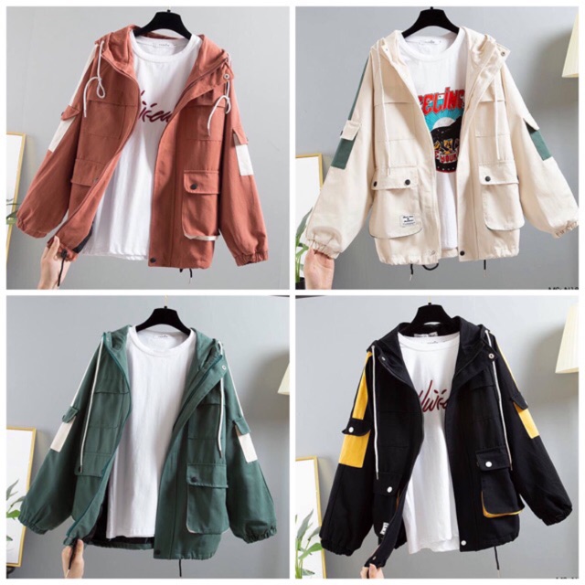 ÁO KHOÁC KAKI 7 túi ( có túi trong)