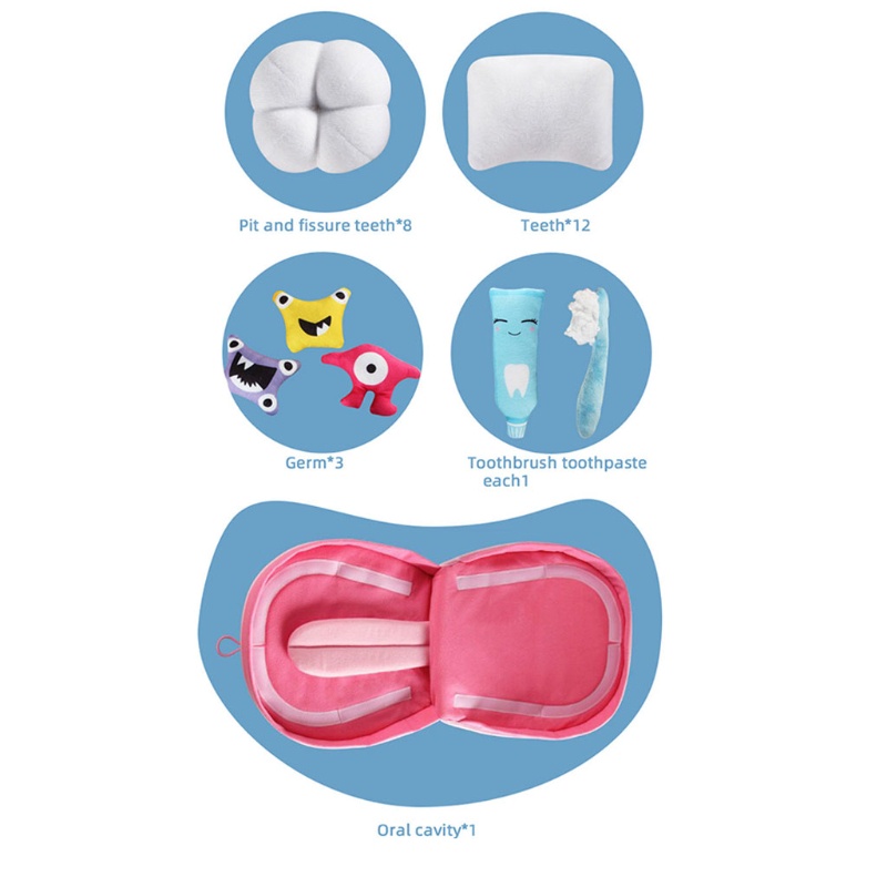 Đồ Chơi Nhồi Bông Hình Bàn Chải Đánh Răng Dễ Thương Cho Bé