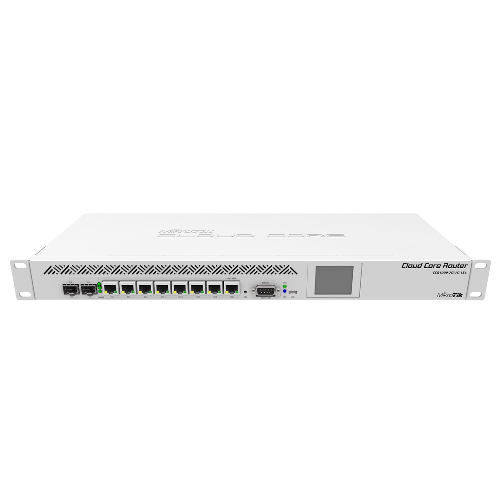 Cân bằng tải Router Cloud Core Mikrotik CCR1009-7G-1C-1S+ - Hàng nhập khẩu