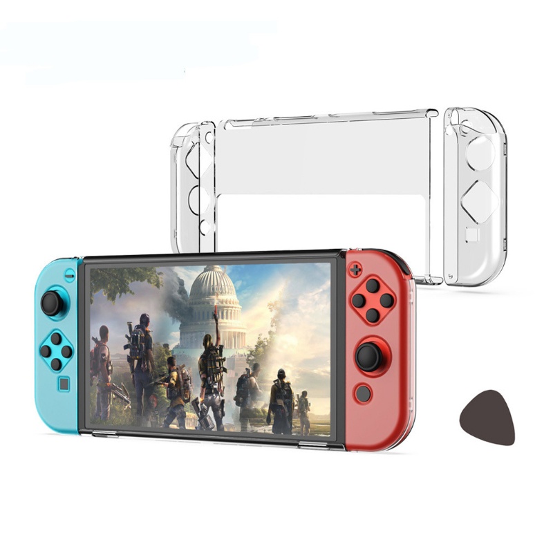 Ốp Bảo Vệ Bằng Silicone Chống Sốc Cho Tay Cầm Chơi Game Switch OLED Trái Phải