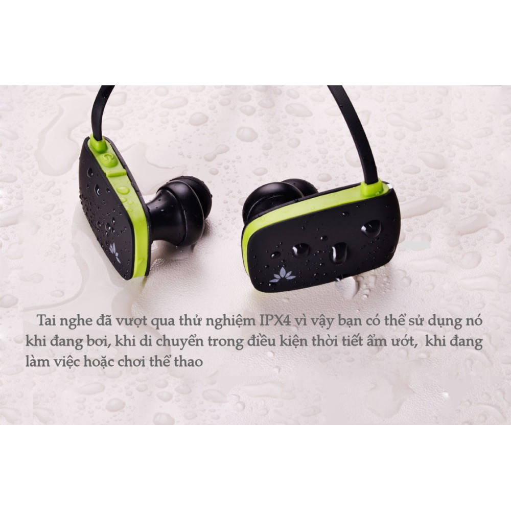 Tai Nghe Bluetooth thể thao AVANTREE Sacool đạt chuẩn IPX4 super BASS - A0920 (Đen)