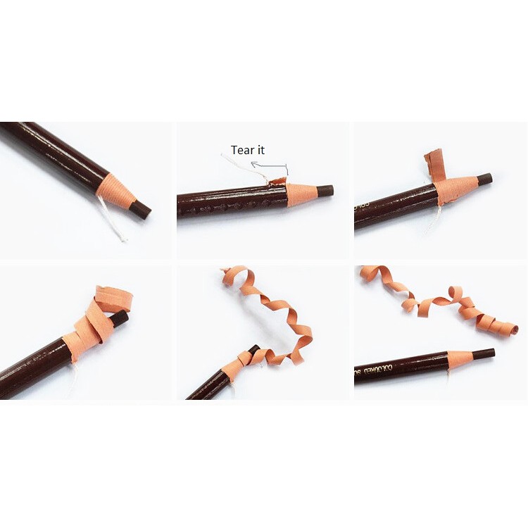 Chì Xé Kẻ Mày Cosmetics Art 2 Tem Eyebrow Pencil