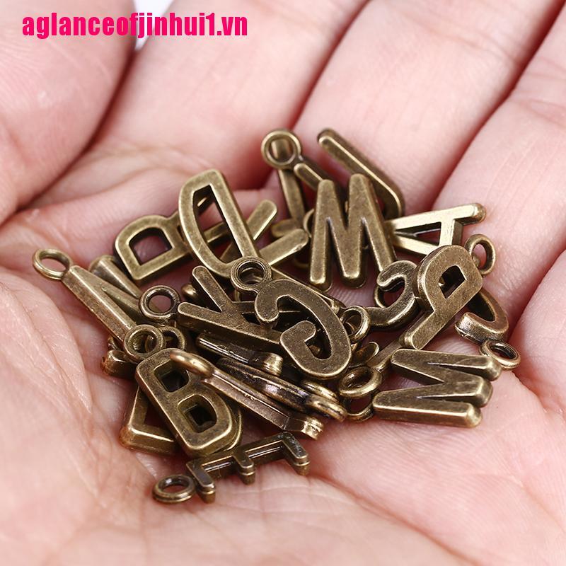 VN CHARMS Set 26 Mặt Dây Chuyền Hình Chữ Cái A-Z