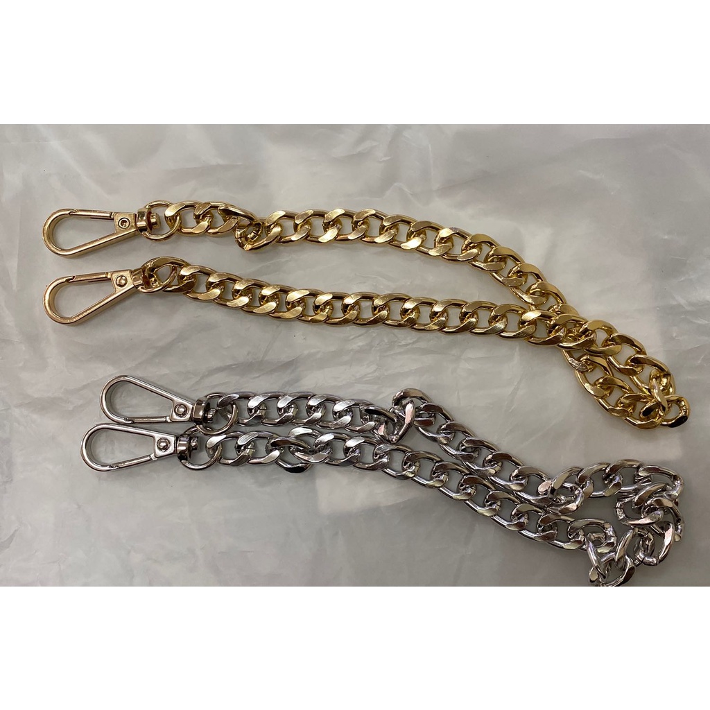 Dây xích kim loại đeo vai, quai túi xách, dây túi ngang 9mm kim loại nhẹ