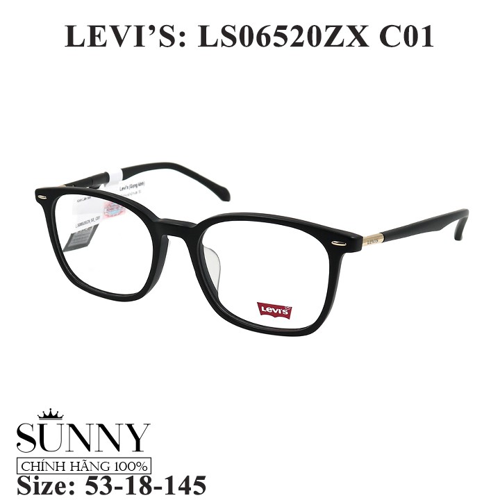 Gọng kính nam nữ Levi's LS06520ZX màu sắc thời trang màu sắc thời trang chính hãng, thiết kế dễ đeo b