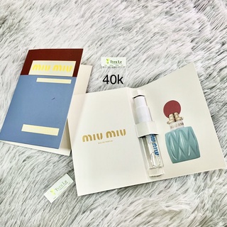 Nước Hoa Nữ Miu Miu Eau De Parfum sample mẫu thử vial