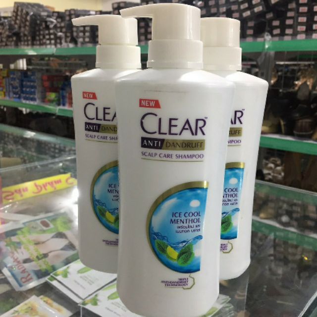 Dầu gội Clear bạc hà mát lạnh 480ml