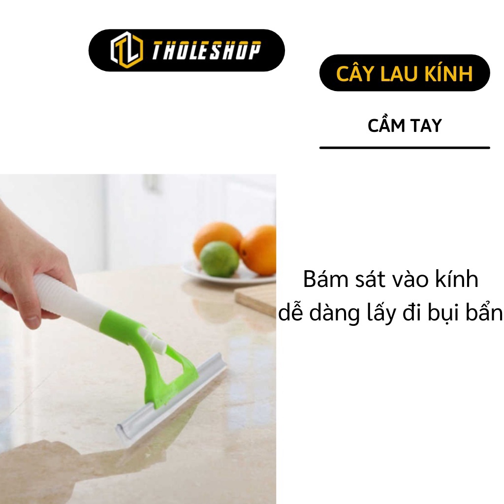 [SGD] Cây lau kính 2in1- Dụng cụ lau kính cầm tay tích hợp bình xịt nước tiện lợi - giao màu ngẫu nhiên 2463