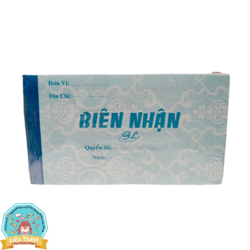 Giấy Biên nhận 1 liên 50 tờ khổ 13x19cm