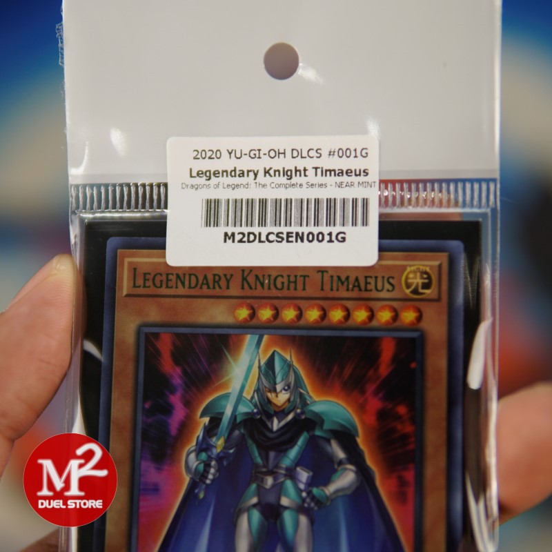 Lá bài Yugioh DLCS-EN001G Legendary Knight Timaeus – Ultra Rare GREEN - Đóng gói theo tiêu chuẩn M2SCCQ-Lite