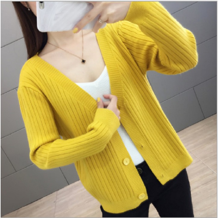 Áo khoác len cardigan nữ