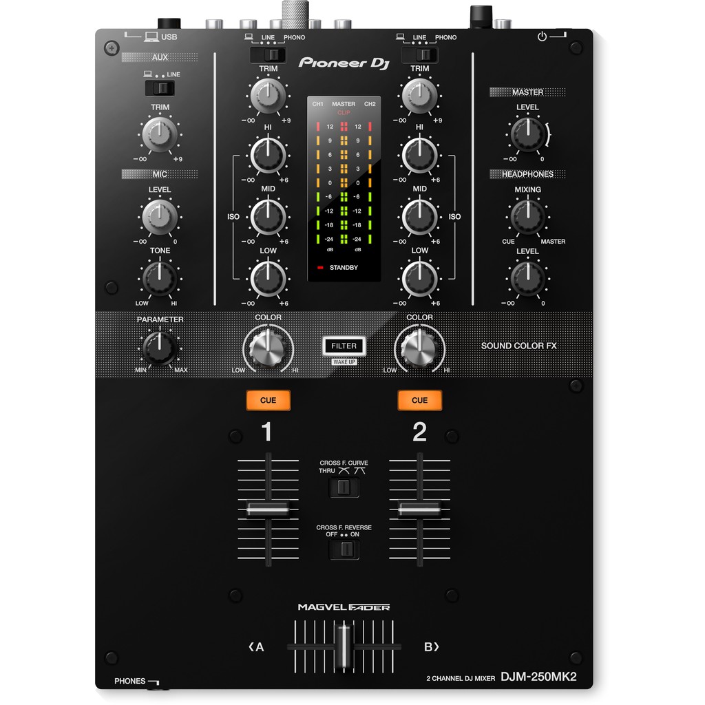 Mixer DJM-250MK2  - Hàng Chính Hãng