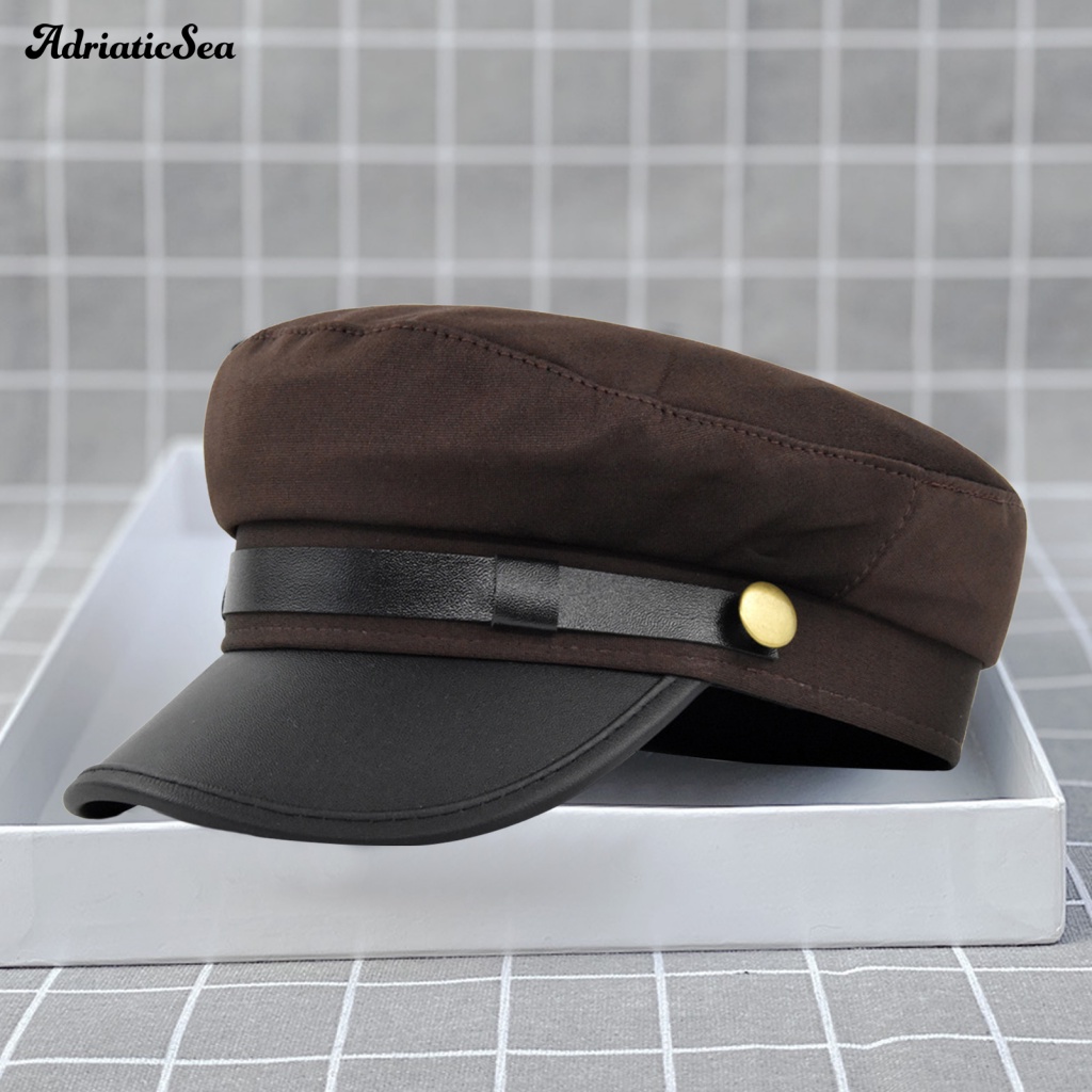 Mũ Beret Rộng Vành Phong Cách Đội Trưởng Thời Trang Mùa Đông