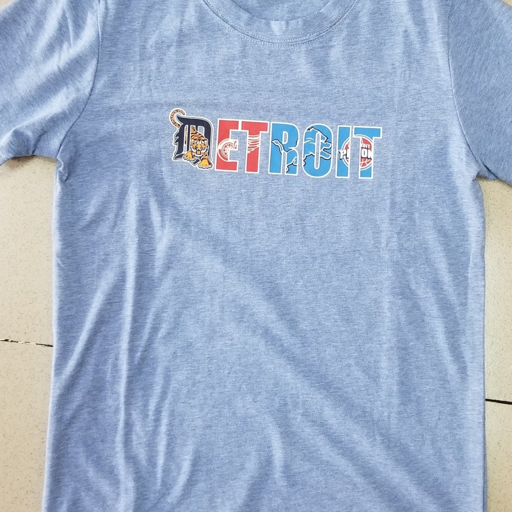 Áo thun cotton đốm bé trai in chữ size đại