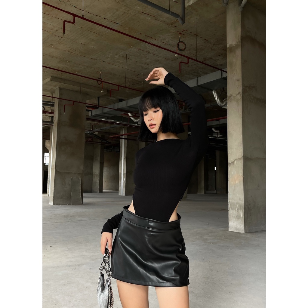 Quần váy da lucie - leather skirt