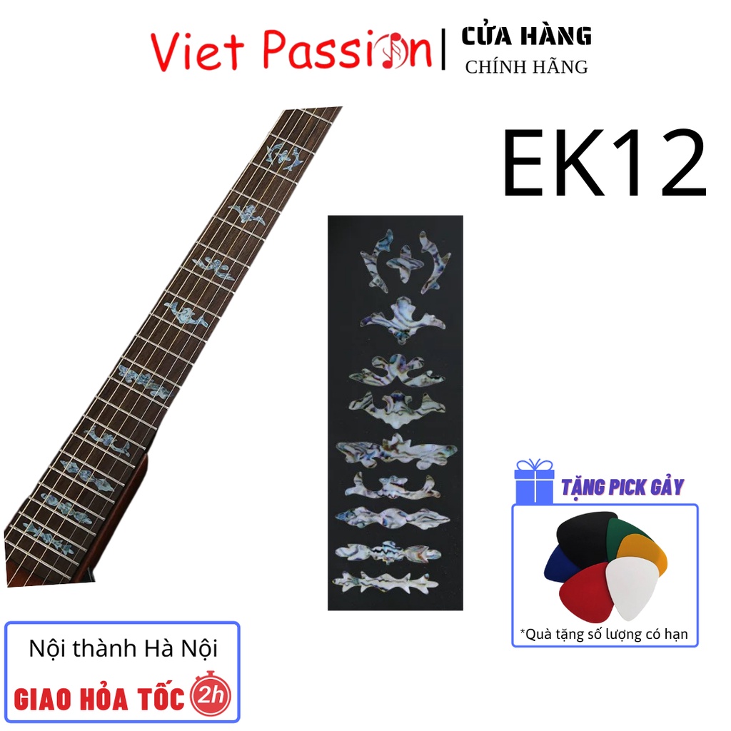 Sticker Miếng dán trang trí cần đàn guitar Viet Passion