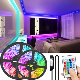 Đèn LED cuộn dây TikTok đổi màu đèn LED phòng ngủ RGB5050 đèn thông minh trang trí phòng khách