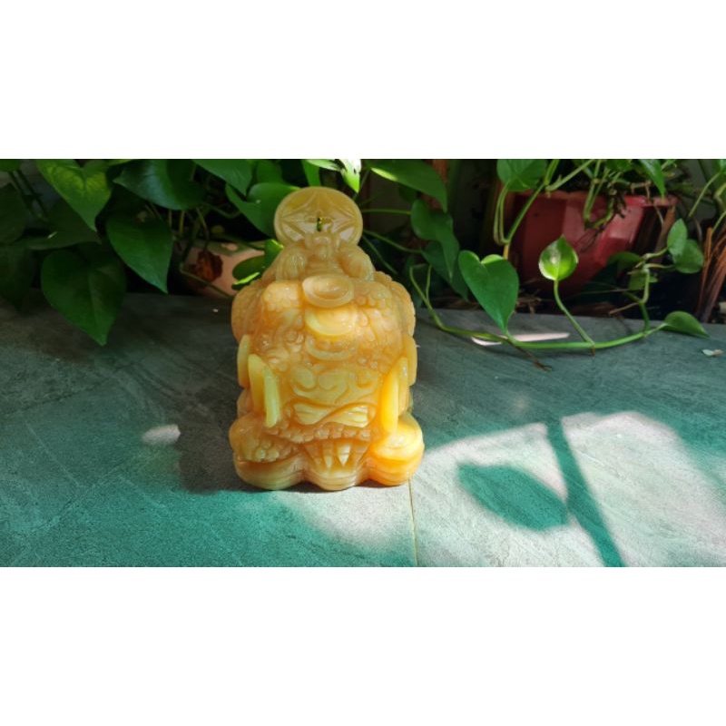 Thiềm Thừ  Đá Ngọc Hoàng Long  kích thước dài 10cm, 12cm,16cm