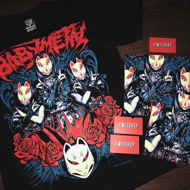 ÁO ROCK BABY METAL - ROCK BAND TEE - ÁO PHÔNG ÁO THUN NHẠC ROCK UNISEX - ROCKTEE