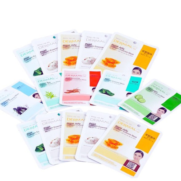 Combo 10 Mặt Nạ Dưỡng Da Dermal Essence Mask 23g