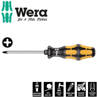 Tua vít đóng 4 cạnh Wera 917 SPH PH 2 x 100 mm Wera 05017010001