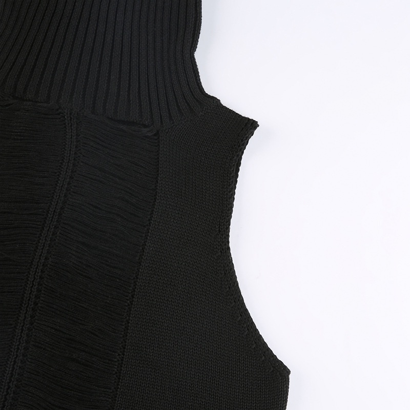 Áo Tank Top Sát Nách Lưng Cao Phối Lưới Thời Trang Đường Phố Cá Tính Cho Nữ