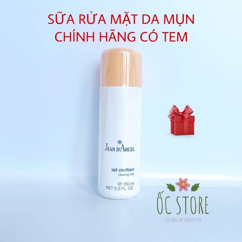 Sữa Rửa Mặt Jean D’arcel 150ml Cho Da Dầu Mụn