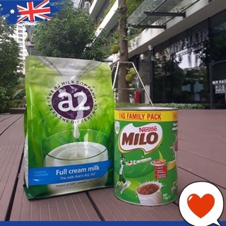 Sữa A2 và Milo Úc