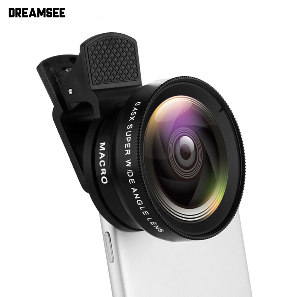 Ống kính góc rộng 0.45X Macro 12.5X cho iPhone Android