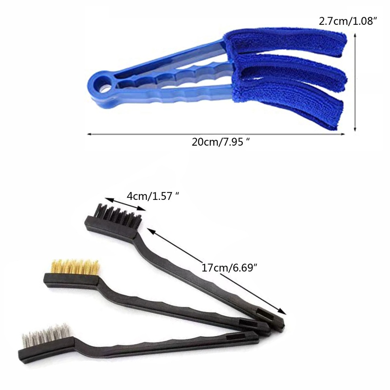 Bộ Cọ Vẽ Chi Tiết Trang Trí Nội Thất Xe Hơi Với Tay Cầm Nhựa Tiện Dụng