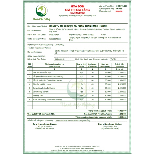 Gói Dầu Gội Thanh Mộc Hương 7.8ml Ngăn Rụng Tóc Kích Thích Mọc Tóc