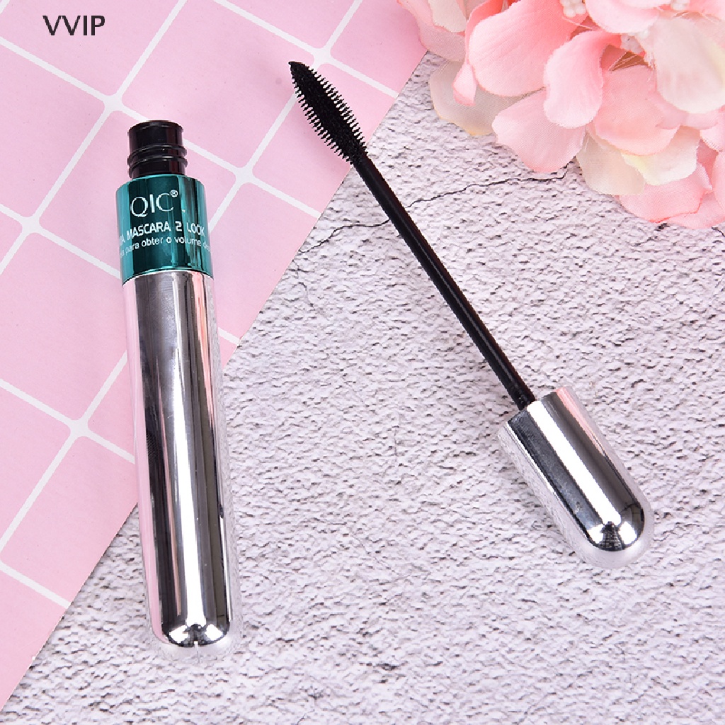 (Hàng Mới Về) 1 Mascara Qic Sợi Lụa 4d 2 Trong 1 Chống Thấm Nước Chuốt Dài Mi